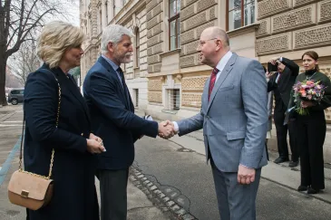 Návštěva prezidenta republiky s chotí 